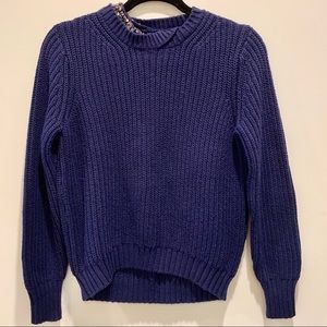 3.1 Phillip Lim by Target navy knit sweater
